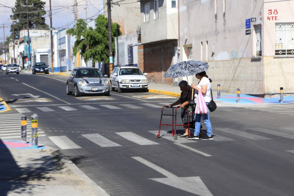 AYUNTAMIENTO DE PUEBLA INAUGURA LA 18 ORIENTE TRAS SU REHABILITACIÓN INTEGRAL