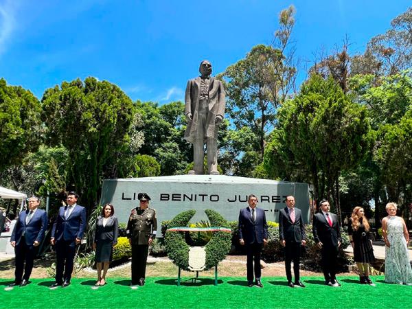 Con políticas públicas, Sergio Salomón honra legado de Benito Juárez: IPN