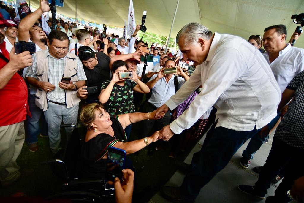 Apoyo sin precedentes al sureste mexicano en el gobierno del presidente Andrés Manuel López Obrador, resalta Adán Augusto López Hernández