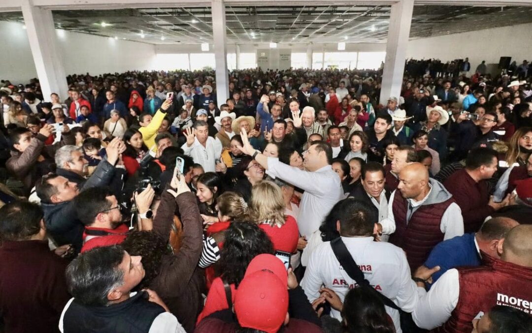 A Paso Firme: Armenta Acelera Campaña en Puebla, Buscando Fortalecer su Base Política.