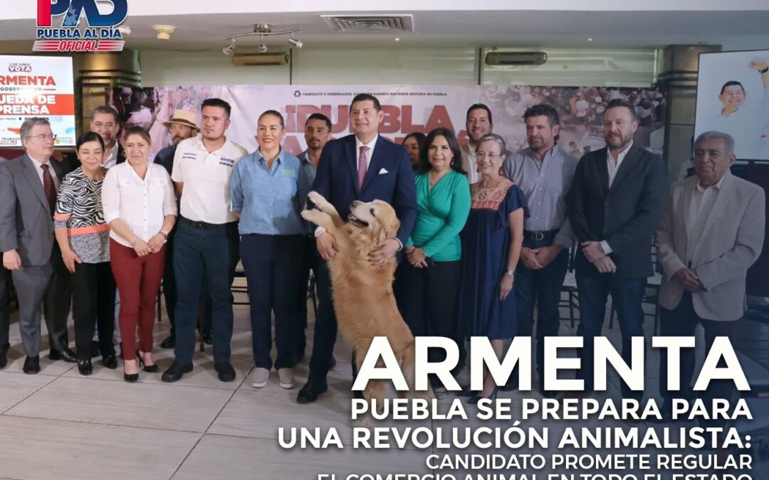 Puebla se prepara para una revolución animalista: candidato promete regular el comercio animal en todo el estado