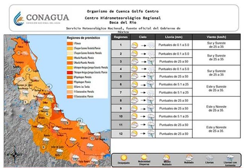 Se presenta ambiente cálido en mayor parte del Estado este Miércoles