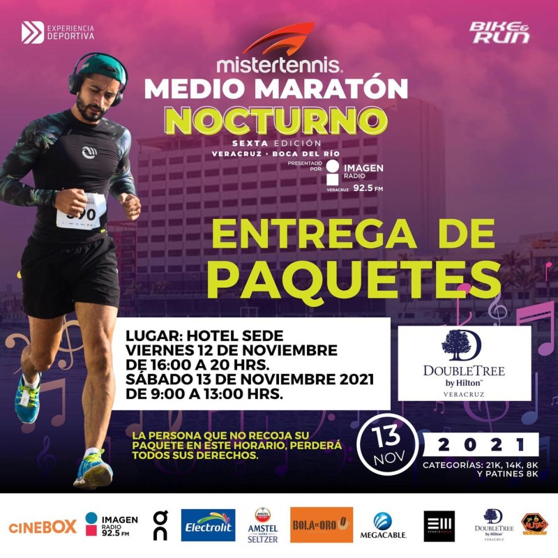 Todo listo para el Medio Maratón Nocturno 2021