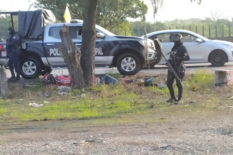 Muere repartidor al estrellarse contra árbol en la autopista Córdoba-Veracruz