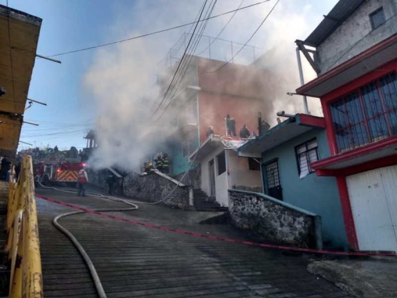 Joven discapacitada muere en incendio de su vivienda en la colonia El Porvenir 2 de Xalapa