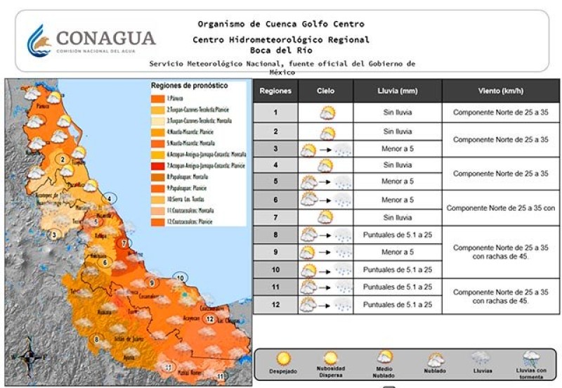 Continuará este Lunes el ambiente frío en el Estado