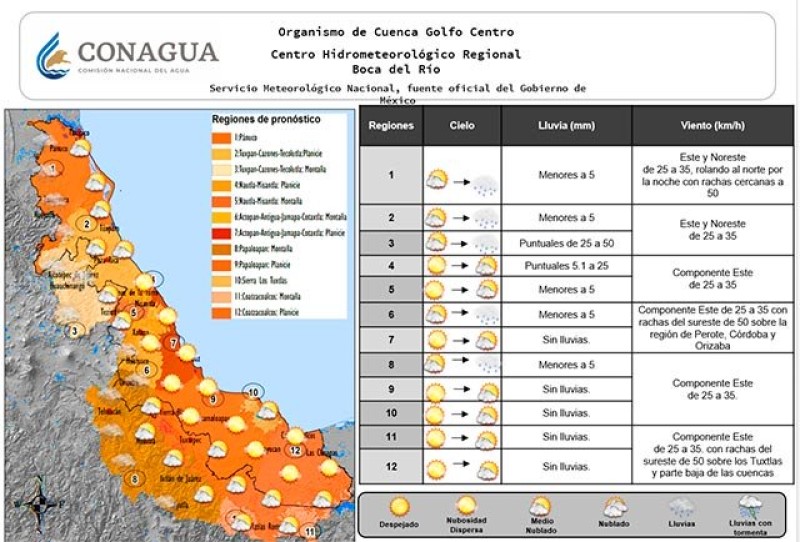 Persiste calor por ‘surada’, se espera mañana ingrese frente frío 39